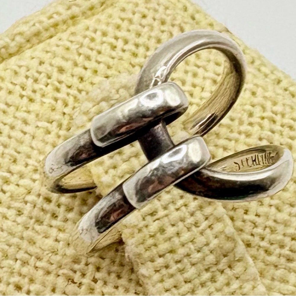 Vintage Sterling Silver Knot Ring